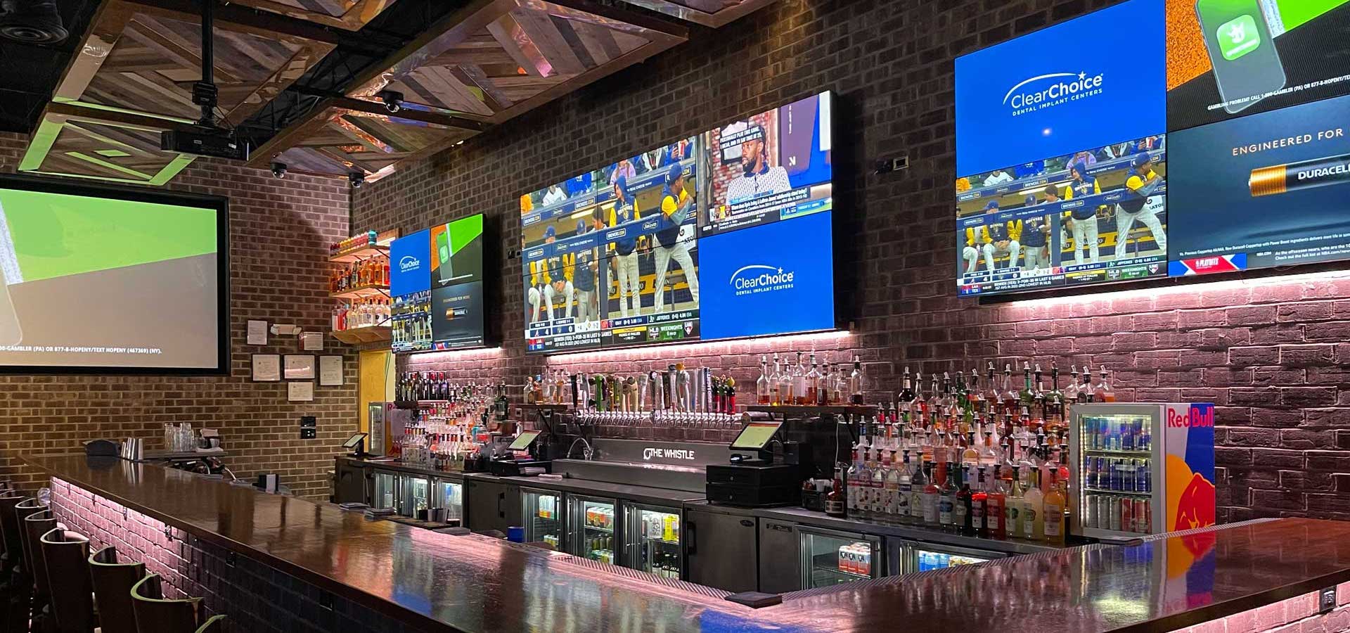 The Whistle Sports Bar and Grill Fresh Food, TVs, Beer Chicago