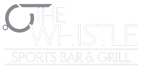 Whistle Sports Bar and Grill white logo