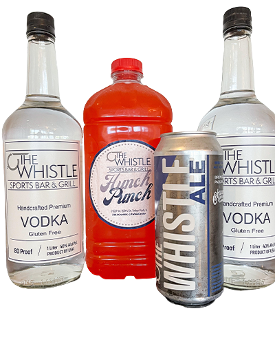 Whistle Vodka, Beer and Hunch Punch from The Whistle Sports Bar & Grill in Chicago